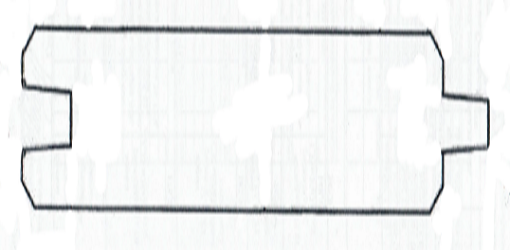 Imitation of timber double-sided 